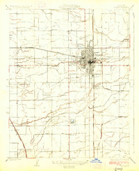 Visalia 1927 topographic map thumbnail