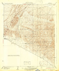West Elk Hills 1932 topographic map preview