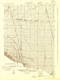 West of Tejon Hills 1931 topographic map preview