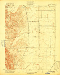 Wolfskill 1917 topographic map preview