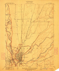 Yuba City 1911 topographic map thumbnail