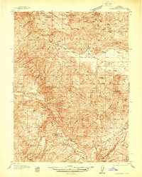 Blairsden 1937 topographic map thumbnail