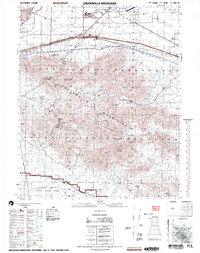 Chuckwalla Mountains 2002 topographic map thumbnail