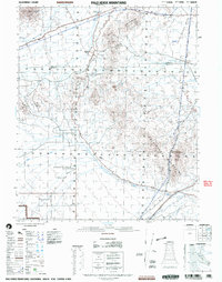 Palo Verde Mountains topographic map thumbnail