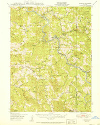 Alderpoint 1951 topographic map thumbnail