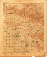 Anaheim 1896 topographic map thumbnail