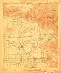 Anaheim 1901 topographic map thumbnail