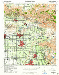 Anaheim 1942 topographic map thumbnail