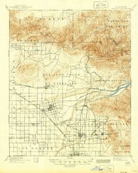 Anaheim 1901 topographic map thumbnail