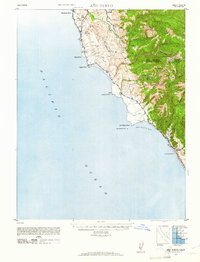 Ano Nuevo 1948 topographic map thumbnail