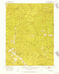 Anthony Peak 1952 topographic map thumbnail