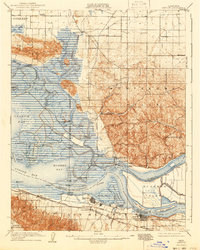 Antioch 1908 topographic map thumbnail