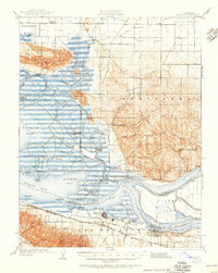 Antioch 1907 topographic map thumbnail