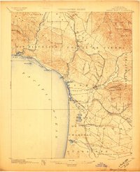 Arroyo Grande 1897 topographic map thumbnail
