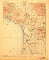 Arroyo Grande 1897 topographic map thumbnail