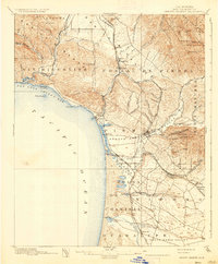 Arroyo Grande 1897 topographic map thumbnail