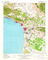 Arroyo Grande topographic map thumbnail