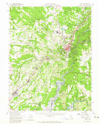 Auburn 1954 topographic map thumbnail