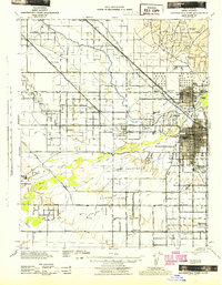 Bakersfield West topographic map thumbnail