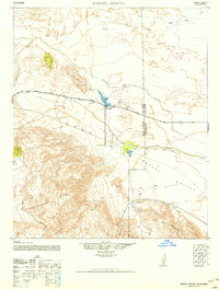 Barrel Spring 1942 topographic map thumbnail