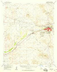 Barstow 1956 topographic map thumbnail
