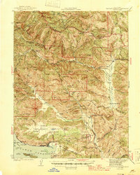 Bartlett Springs 1944 topographic map thumbnail