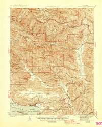 Bartlett Springs 1944 topographic map thumbnail