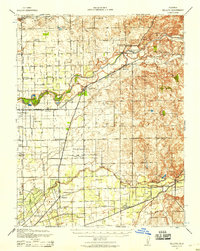 Bellota 1939 topographic map thumbnail