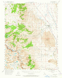 Big Pine 1950 topographic map thumbnail