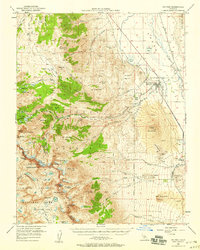 Big Pine 1950 topographic map thumbnail