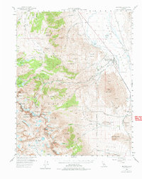 Big Pine 1950 topographic map thumbnail