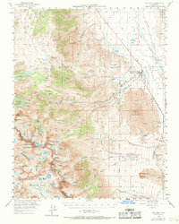 Big Pine 1958 topographic map thumbnail
