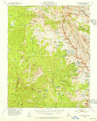 Blackcap Mtn 1953 topographic map thumbnail