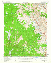 Blackcap Mtn 1953 topographic map thumbnail
