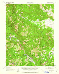 Blairsden 1956 topographic map thumbnail