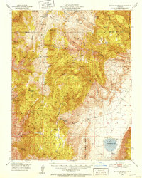 Blanco Mountain 1951 topographic map thumbnail