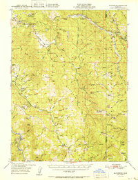 Blocksburg 1951 topographic map thumbnail