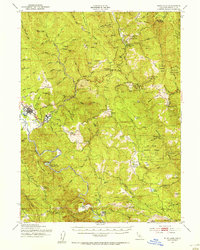 Blue Lake 1951 topographic map thumbnail
