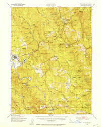 Blue Lake 1951 topographic map thumbnail
