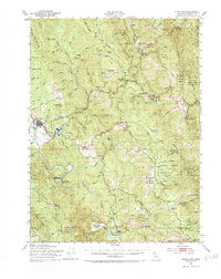 Blue Lake 1951 topographic map thumbnail