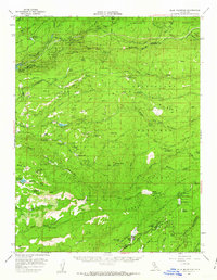Blue Mountain 1956 topographic map thumbnail