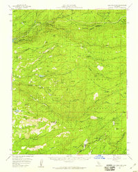 Blue Mountain 1956 topographic map thumbnail