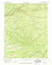 Blue Mountain 1956 topographic map thumbnail