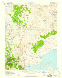 Bodie 1958 topographic map thumbnail