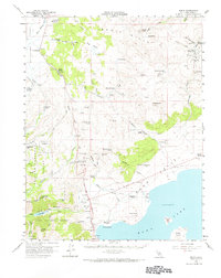 Bodie 1958 topographic map thumbnail