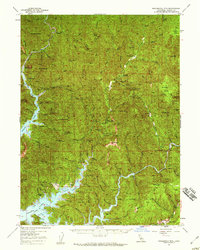 Bollibokka Mtn topographic map thumbnail