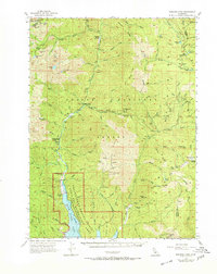Bonanza King 1955 topographic map thumbnail