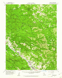 Boonville 1959 topographic map thumbnail