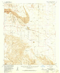 Borrego Mountain 1960 topographic map thumbnail