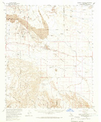 Borrego Mountain 1960 topographic map thumbnail